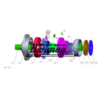 Ролик (roller) Poclain Hydraulics