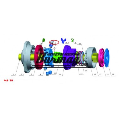 Ролик (roller) Poclain Hydraulics ( MS18 )