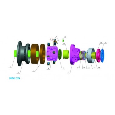 Поршень (plunger piston) Poclain Hydraulics