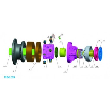 Втулка (bushing ) Poclain Hydraulics
