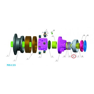 Статический фрикцион (static friction) Poclain Hydraulics