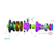 Вал тормоза (breke shaft) Poclain Hydraulics