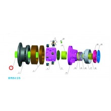Ведущий вал (drive shaft) Poclain Hydraulics