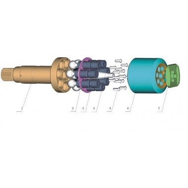 Гидравлический насос A6V (Rexroth)