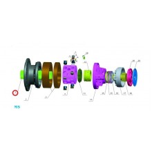 Ведущий вал (drive shaft) Poclain Hydraulics