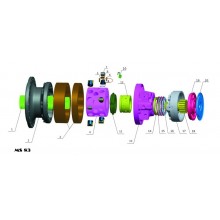 Кольцо поршня (piston ring) Poclain Hydraulics