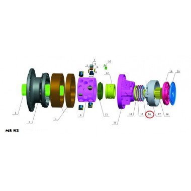 Статический фрикцион (static friction) Poclain Hydraulics