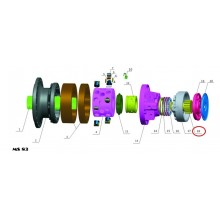 Вал тормоза (brek shaft) Poclain Hydraulics