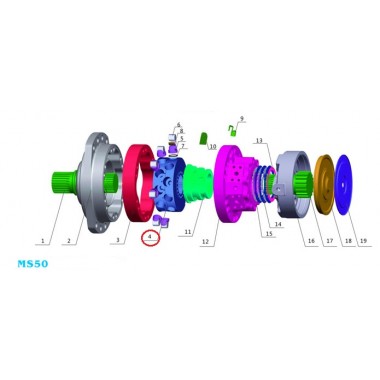 Блок цилиндров (rotor) Poclain Hydraulics