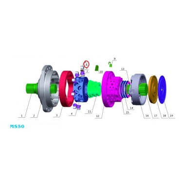 Втулка (bushing) Poclain Hydraulics