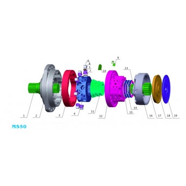 Регулировочная проставка (adjusting chim)  Poclain Hydraulics