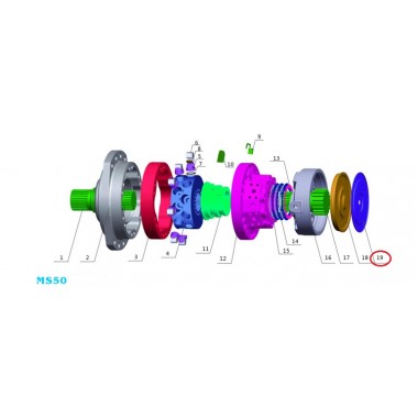 Защитный кожух (cover plate) Poclain Hydraulics