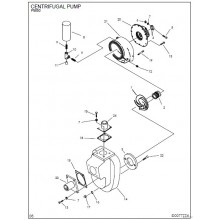 191-110 Ремкомплект центрифугинасос FM13, FM25, FM50 Ditch Witch											