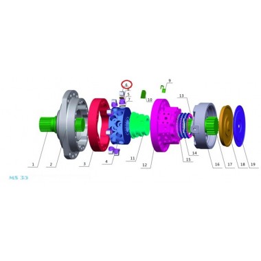 Ролик (roller) Poclain Hydraulics