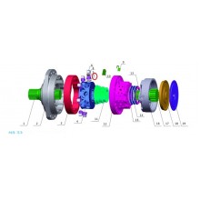Кольцо поршня (piston ring) Poclain Hydraulics