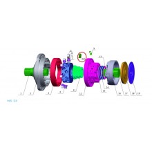 Пластиковый блок (plastic block) Poclain Hydraulics