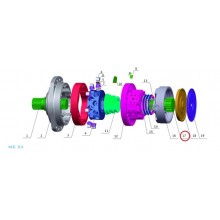 Вал тормоза (breke shaft) Poclain Hydraulics