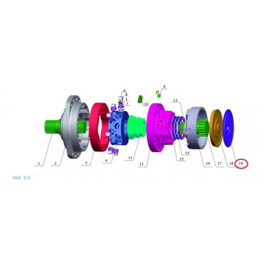 Защитный кожух (cover plate) Poclain Hydraulics