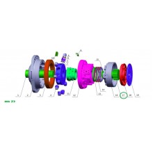Вал тормоза (breke shaft) Poclain Hydraulics