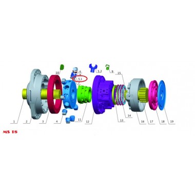 Поршень (plunger piston) Poclain Hydraulics