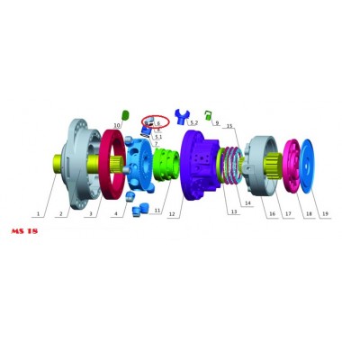 Ролик (roller) Poclain Hydraulics ( MS18 )