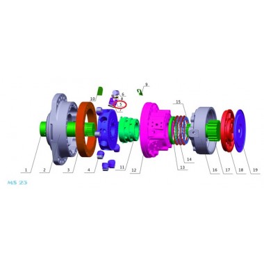 Поршень (plunger piston) Poclain Hydraulics