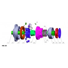 Кольцо поршня (piston ring) Poclain Hydraulics