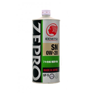 3583-001 Zepro Eco Medalist 0W-20 SN, ILSAC GF-5